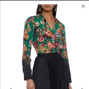 Alice & Olivia Silk Shirt